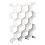 Paris Prix Lot De 6 Séparateurs De Tiroir "Modulable" 36cm Blanc
