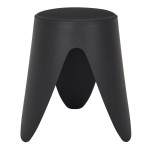 Paris Prix Lot De 6 Tabourets Empilables "Eve" 46cm Noir