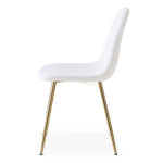 Paris Prix Lot De 8 Chaises Bouclette "Waynor" 88cm Blanc