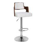 Paris Prix Lot De 8 Chaises De Bar "Paddington" 90-110cm Noisette & Blanc