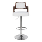 Paris Prix Lot De 8 Chaises De Bar "Paddington" 90-110cm Noisette & Blanc