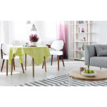 Paris Prix Lot De 8 Chaises Design "Aley" 72cm Blanc & Noisette