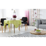 Paris Prix Lot De 8 Chaises Design "Aley" 72cm Noir & Naturel