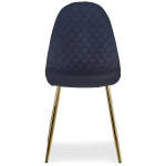 Paris Prix Lot De 8 Chaises En Velours "Waynor" 88cm Noir
