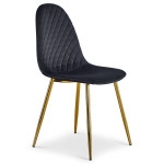 Paris Prix Lot De 8 Chaises En Velours "Waynor" 88cm Noir