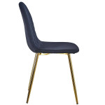Paris Prix Lot De 8 Chaises En Velours "Waynor" 88cm Noir