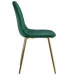 Paris Prix Lot De 8 Chaises En Velours "Waynor" 88cm Vert