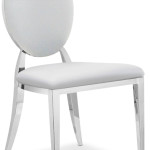 Paris Prix Lot De 8 Chaises Médaillon "Tatianna" 90cm Blanc