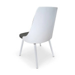 Paris Prix Lot De 8 Chaises Scandinave "Cargo" 79cm Gris & Blanc