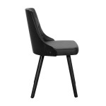 Paris Prix Lot De 8 Chaises Scandinave "Cargo" 79cm Noir