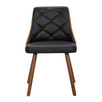 Paris Prix Lot De 8 Chaises Scandinave "Cargo" 79cm Noisette & Noir