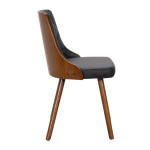Paris Prix Lot De 8 Chaises Scandinave "Cargo" 79cm Noisette & Noir