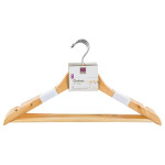 paris prix Lot de 8 Cintres en Bois "Strong" 45cm Naturel