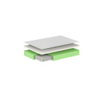 Paris Prix Matelas Adulte "Excellence" 160x200cm Blanc