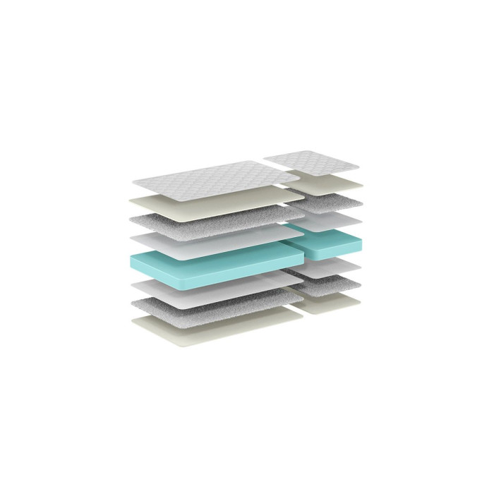 Paris Prix Matelas Enfant Évolutif "Jumper" 90x140cm Blanc