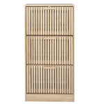 Paris Prix Meuble à Chaussures 3 Portes "Klaus" 113cm Marron
