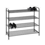 Paris Prix Meuble à Chaussures 4 Niveaux "Grajo" 83cm Noir