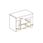 Paris Prix Meuble à Chaussures Bois "Gustavo" 60cm Naturel
