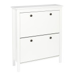 paris prix Meuble à Chaussures "Elisabeth" 92cm Blanc