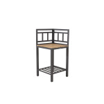 Paris Prix Meuble D'Angle Cuisine D'Extérieur "Mexico" 127cm Noir