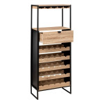 Paris Prix Meuble De Bar 25 Bouteilles "Aliaj" 160cm Naturel