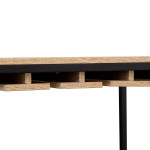 Paris Prix Meuble De Bar 25 Bouteilles "Aliaj" 160cm Naturel