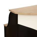 Paris Prix Meuble De Bar Van "Gaston" 152cm Noir & Blanc