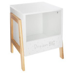paris prix Meuble de Rangement 1 Casier "Moon" 33cm Blanc