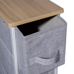 Paris Prix Meuble De Rangement "4 Tiroirs" 74cm Gris Clair