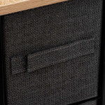 Paris Prix Meuble De Rangement 4 Tiroirs "Tissa" 75cm Gris Foncé