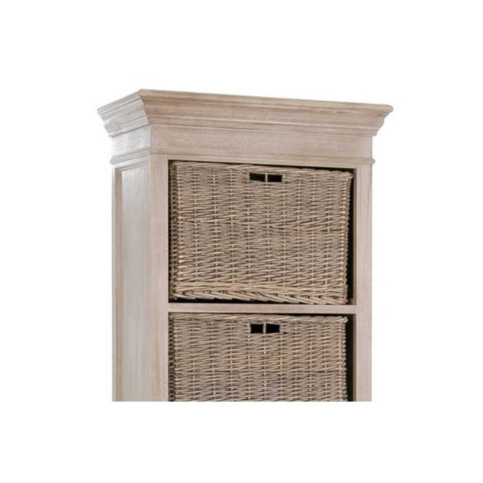 Paris Prix Meuble De Rangement 5 Paniers "Catherine" 194cm Naturel