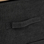 Paris Prix Meuble De Rangement 5 Tiroirs "Tissa" 114cm Gris Foncé