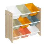 paris prix Meuble de Rangement 9 Bacs "Play" 64cm Multicolore