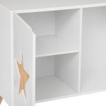 Paris Prix Meuble De Rangement Enfant "Étoile" 79cm Blanc