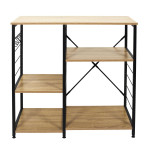 Paris Prix Meuble De Rangement "Stan" 90cm Naturel & Noir