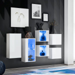 Paris Prix Meuble De Rangement "Switch IV" 320cm Blanc