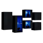 paris prix Meuble de Rangement "Switch IV" 320cm Noir