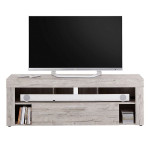 paris prix Meuble TV 1 Tiroir Design "Biotin" 150cm Chêne Sable