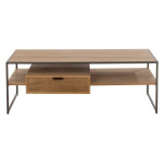 Paris Prix Meuble TV 1 Tiroir "Giuseppe" 120cm Naturel