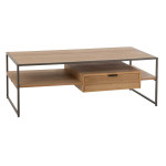 paris prix Meuble TV 1 Tiroir "Giuseppe" 120cm Naturel
