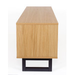 Paris Prix Meuble TV 2 Portes En Bois "Camden" 150cm Naturel