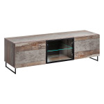 paris prix Meuble TV Design 2 Portes "Plank" 150cm Naturel