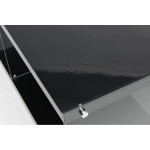 Paris Prix Meuble TV Design "Elementary" 120cm Noir Brillant