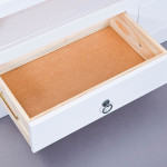 Paris Prix Meuble TV En Pin Massif "Abigael" 118cm Blanc