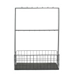 Paris Prix Mini Bar à Poser En Métal "Filaire" 62cm Noir