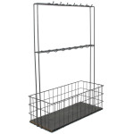 paris prix Mini Bar à Poser en Métal "Filaire" 62cm Noir