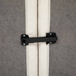 Paris Prix Module 2 Places Bouclette "Kiona" 165cm Blanc