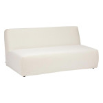 paris prix Module 2 Places Bouclette "Kiona" 165cm Blanc