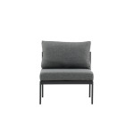 Paris Prix Module Canapé De Jardin "Copacabana" 74cm Noir