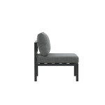 Paris Prix Module Canapé De Jardin "Copacabana" 74cm Noir